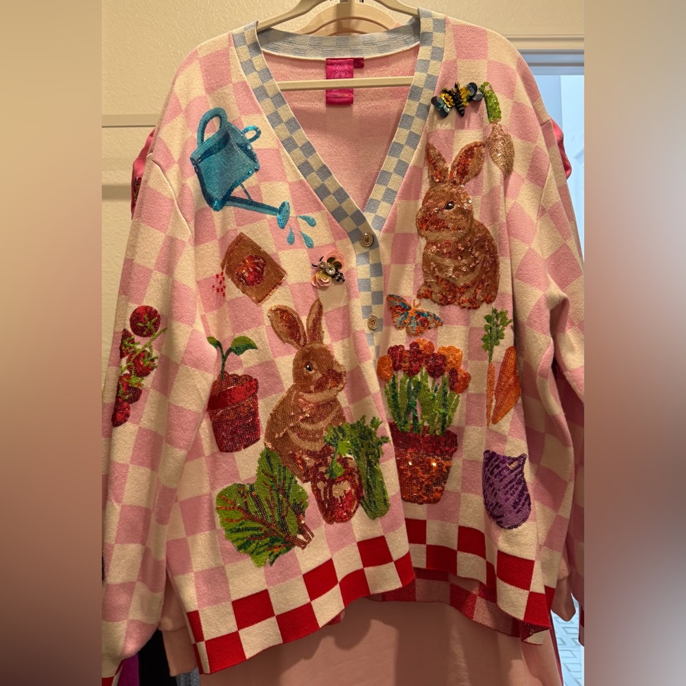 Queen of sparkles xxl Easter sweater.